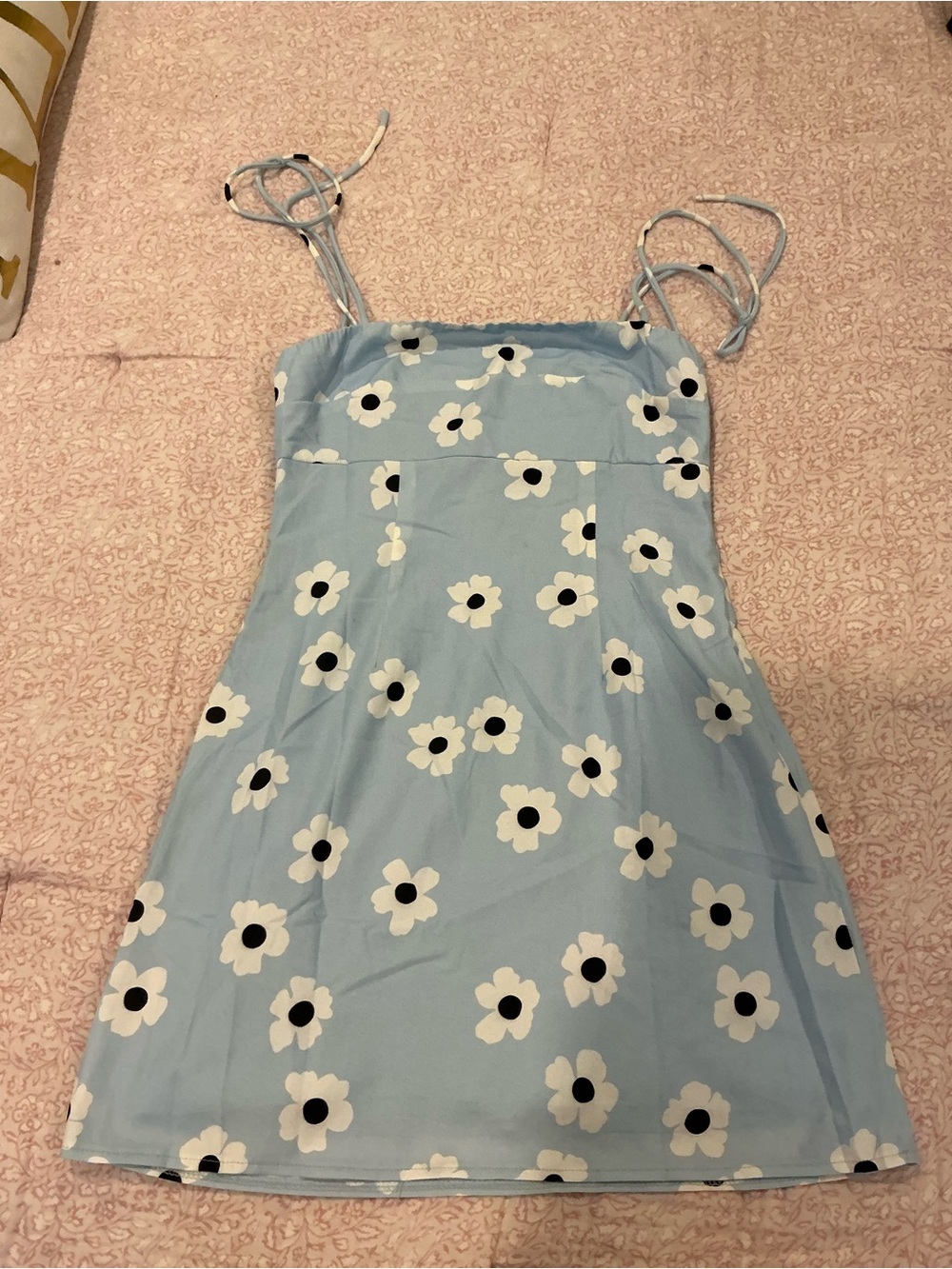 Princess Polly Light Blue Floral Mini Dress